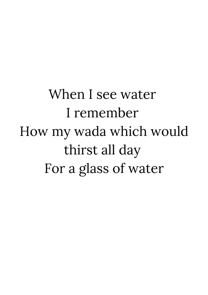 Summary of Water By Challapalli Swaroopa Rani