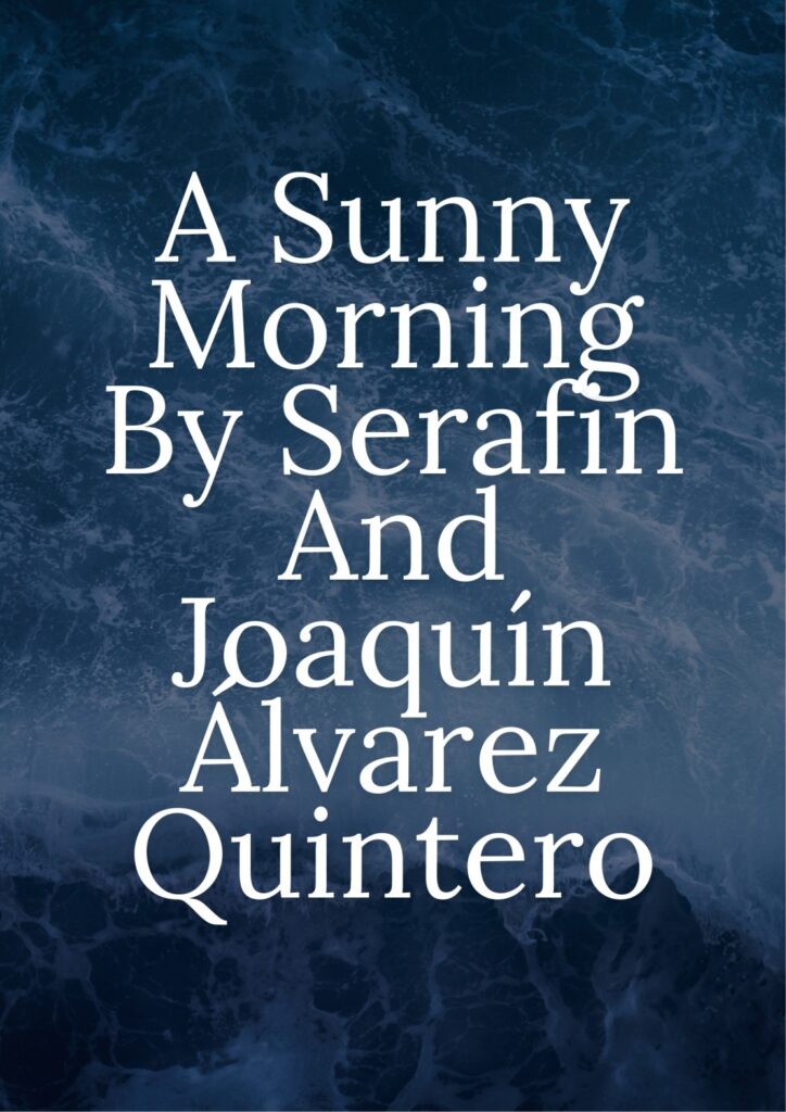 Summary of A Sunny Morning 2nd Puc in English